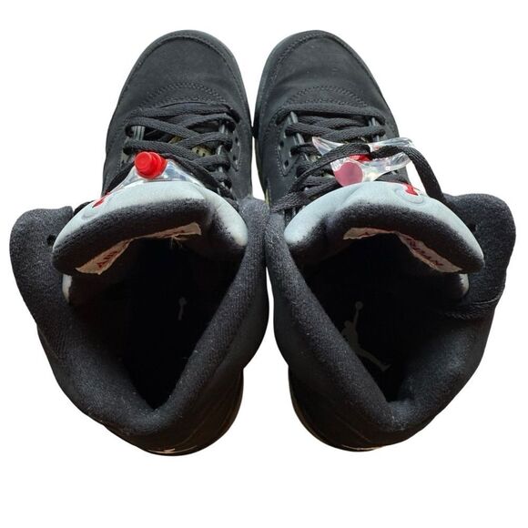 RARE Jordan Retro 5 Black Metallic Colorway - 2006 Release - Size 5.5 Youth - Picture 6 of 7